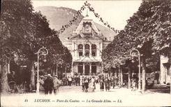Luchon - Park of the Casino - CPA