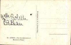 Luchon - Park of the Quincunxes - CPA