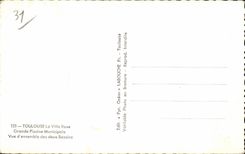 Toulouse - La Ville Rose - Grande Piscine Municipale - Swimming Pool - CPA 