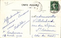 Toulouse - Porte Saint Pierre Hotel du vieux raisin - CPA 