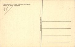 Toulouse - Place Lafayette et Jardin - CPA 