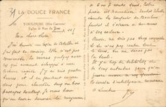 Toulouse - Eglise et Rue du Tour - CPA 