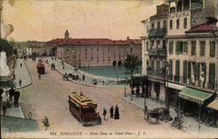 Toulouse - Pont Neuf et l'Hotel Dieu - CPA 