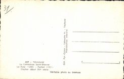 Toulouse - La Cathedrale Saint Etienne - CPA 