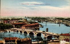 Toulouse - Vue Generale sur la Garonne - CPA 