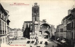 Toulouse - Place et Cathedrale St Etienne - CPA 