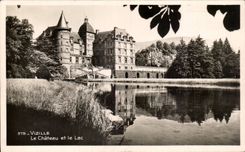 CPA Castle of Vizille and the lake