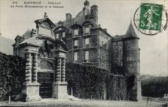 CPA Vizille Le castle the monumental door