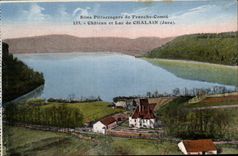 Chalain - Castle and Lake Chalain - CPA