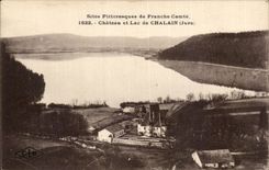 Chalain - Castle and the Lake - CPA
