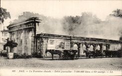 Dax - La Fontaine Chaude - Debit Journalier - 2 400 000 litre a 64 degres - CPA 