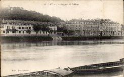 Dax - Les Baignots et l'Adour - CPA 