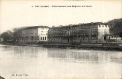 Dax - Etablissement Thermal - Les Baignots - L'Adour - CPA 