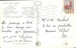 Dax - Souvenir - CPA 