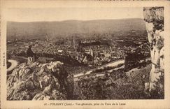 CPA Poligny View taken of the Hole of the moon