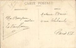 Saline CPA les Bains Train station and the Poupet Mount