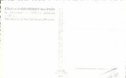 CPSM the church of Germigny of Close the mosaic of the Eastern apse