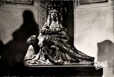 CPSM the church of Germigny of Close Pieta Wood