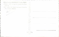 Germigny of Close - the Church - the Apse - Sight of the Garden - CPA