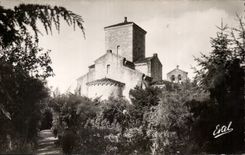 Germigny of Close - the Church - the Apse seen of the Garden - CPA
