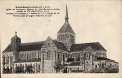 Saint Benoit on the Loire - Church of the old abbey - CPA