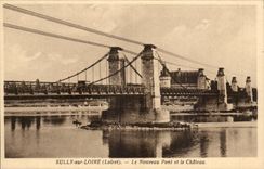 Sully on the Loire it New Bridge and the Castle - CPA
