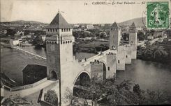 Cahors it Valentre Bridge - CPA