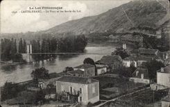 Castelfranc - Le Pont et les bords du Lot - CPA 