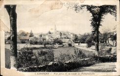 Limogne - Vue prise de la Route de Villefranche - CPA 