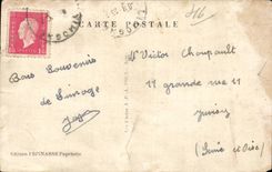 Limogne - Vue prise de la Route de Villefranche - CPA 