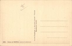 Chateau de Montal - pres de Saint Cere - CPA 