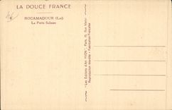 Rocamadour - La Porte Salmon - CPA 