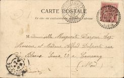 Saint Etienne - Surroundings - Ruins of the Castle - Rochetaillee Cart has hay - CPA