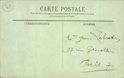 Saint Etienne it Prefecture and Panorama on the Morengo Place - CPA