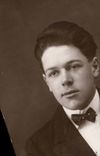 Real photo Fantasy - Men - Young man in bowtie - CPA