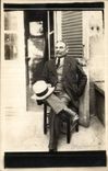 Real photo Chatillon on the Marne Fantasy - Men - older man with bushy mustache - CPA