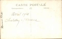 Real photo Chatillon on the Marne Fantasy - Men - older man with bushy mustache - CPA