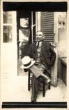 Real photo Chatillon on the Marne Fantasy - Men - older man with bushy mustache - CPA