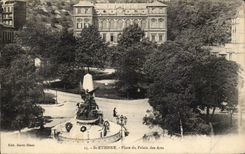 Saint Etienne - Place of the Palate of Arts - CPA