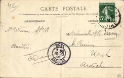 Saint Etienne - Place of the Palate of Arts - CPA