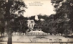 Saint Etienne - Monument of the Combatants - Place of the Palate of Arts - CPA