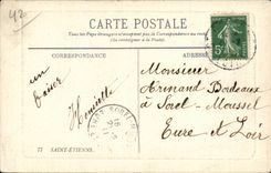 Saint Etienne - Monument of Dorian - CPA