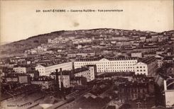 Saint Etienne - Rulliere Barracks - Panoramic View - CPA