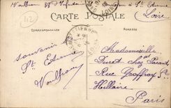 Saint-E'tienne - Rulliere acuartela - vision panoramica - CPA