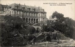Saint Etienne - the School Practices Industrial arts - CPA