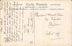 CPA Fantaisie Salon de 1910 Nuage en deroute Effet du soir Didier Pouget