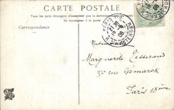 CPA Fantaisie Salon de 1906 le retour par Ed Gelbay