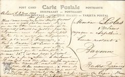 CPA Fantaisie Salon 1909 Lisant Rabelais 