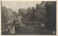 CPA Fantaisie Dameron Le hameau de Marie Antoinette