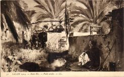 CPA Fantaisie Salon 1904 Rene His Puits arabe